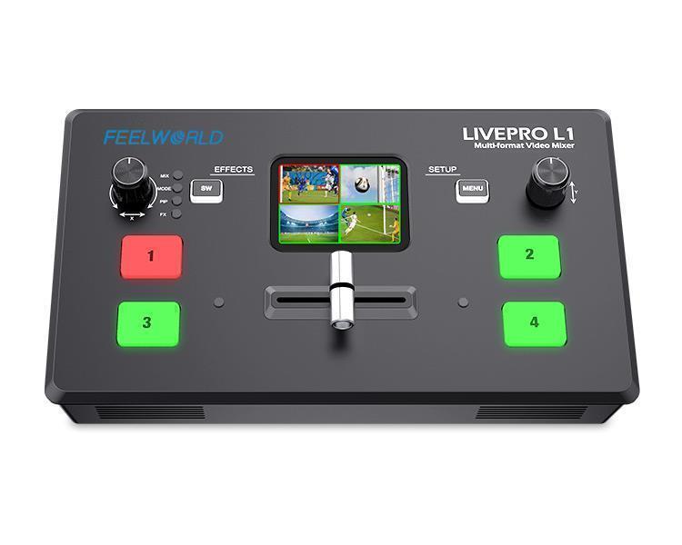 Monitor Portable Usb - FEELWORLD LIVEPRO L1 V1 4xHDMI Inputs
