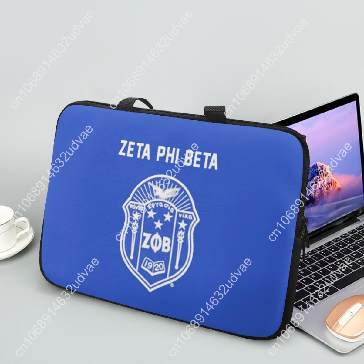 Laptop Accessories Case - Zeta Phi Beta Sorority Print Lightweight