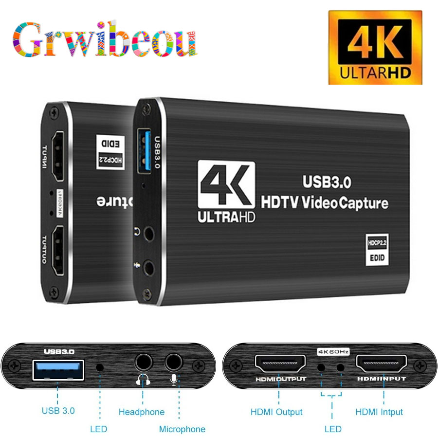 Monitor Portable Usb - 4K USB 3.0 Video Capture Card