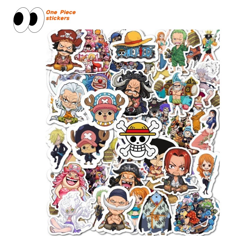 Laptop Accessories Kit - Cartoon anime One Piece notebook sticker