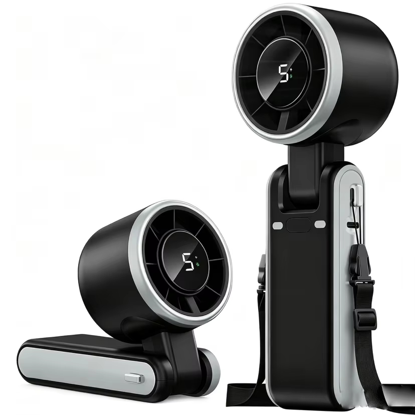 Monitor Portable Usb - 5 Speed Handheld Mini Fan Foldable