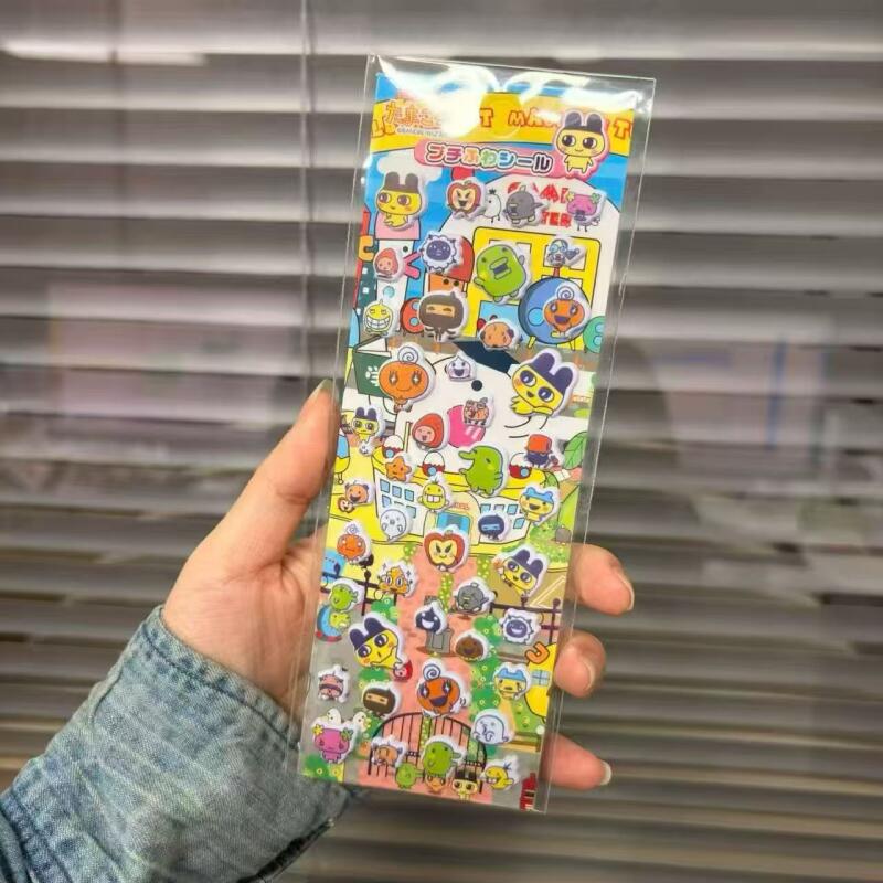Laptop Accessories Case - 6Pcs Tamagotchi Cartoon Bubble Stickers Creativity