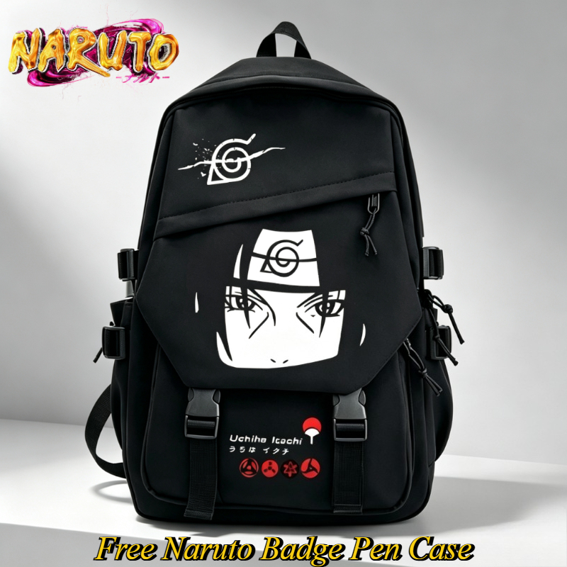 Laptop Accessories Kit - NARUTO Cartoon Backpack Two-dimensional Student School