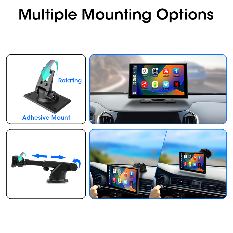 Universal Jansite 9 Inch Carpl - огляд і ціна Monitor Portable Usb