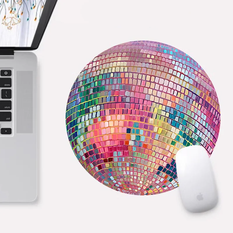 Rubber Round Pink Disco Ball M - огляд і ціна Laptop Accessories Pink