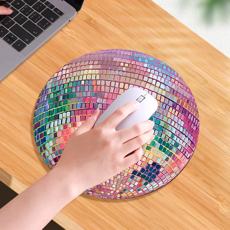 Rubber Round Pink Disco Ball M - огляд і ціна Laptop Accessories Pink