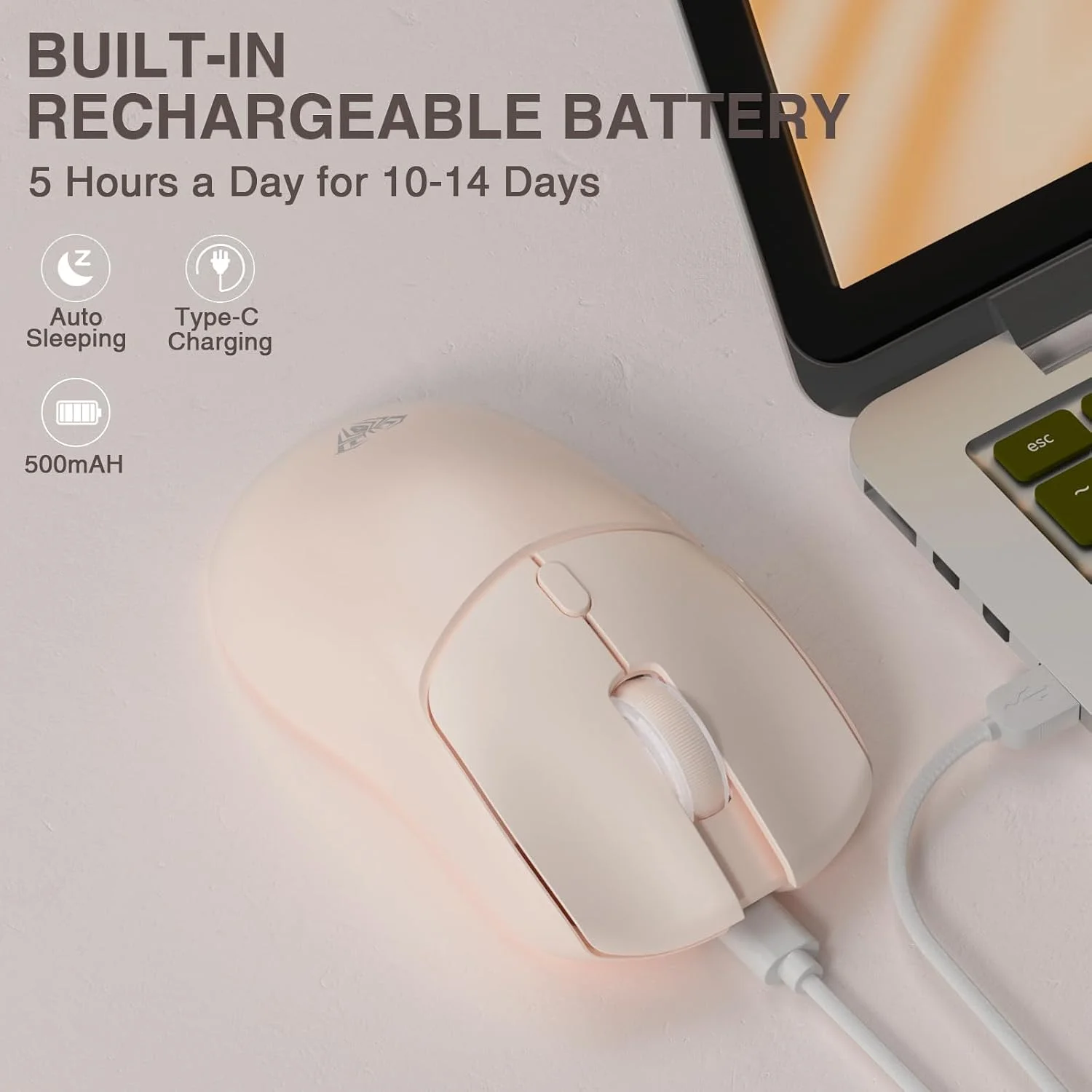 AULA SC580X Tri-mode Wireless  - огляд і ціна Laptop Accessories Mouse