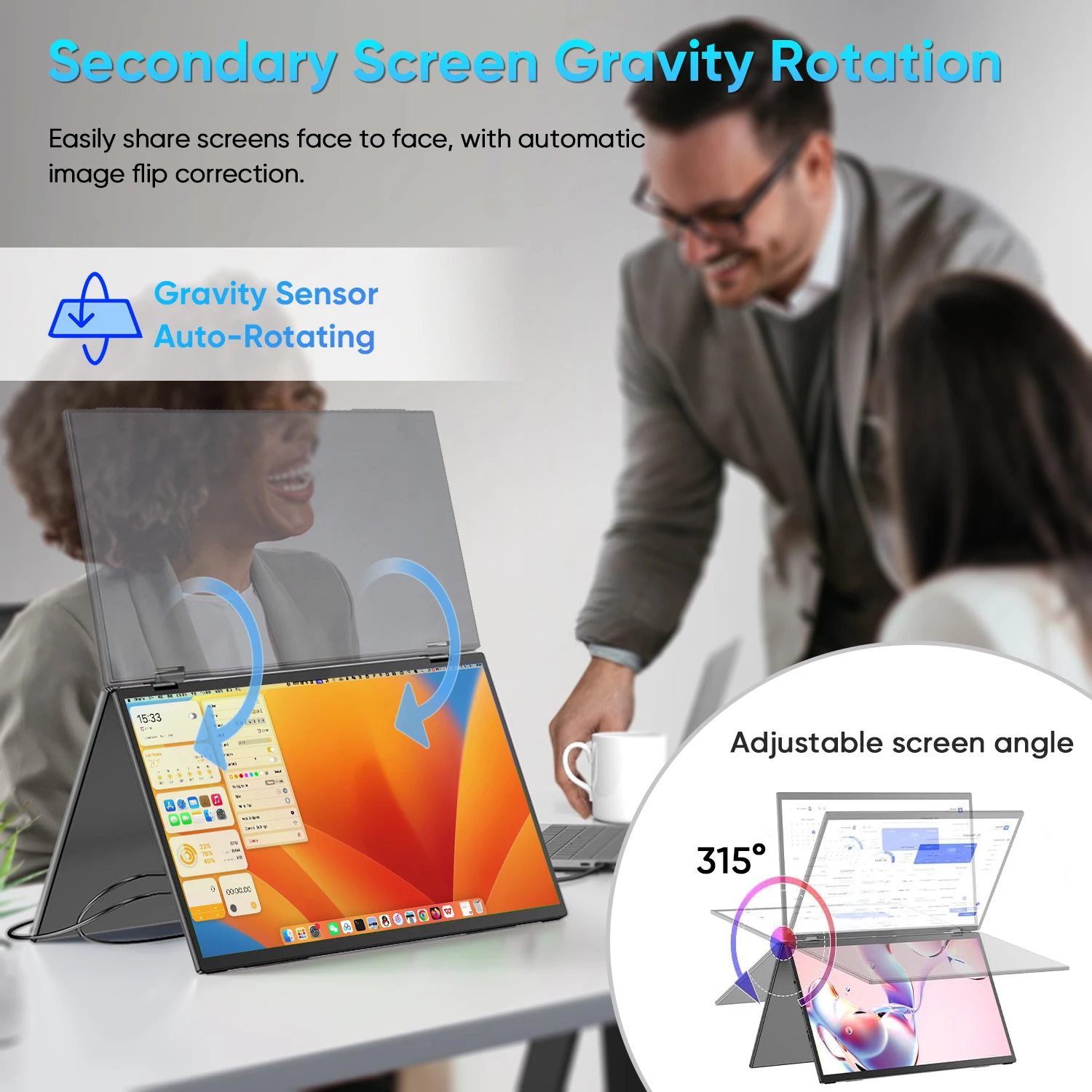 15.6 Inch Foldable Dual Triple - огляд і ціна Monitor Portable Usb