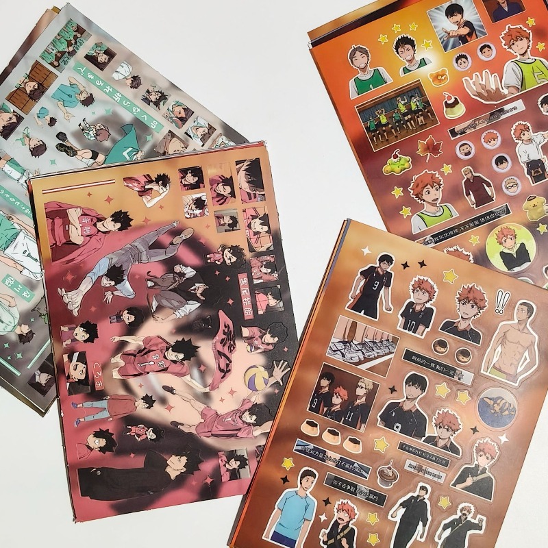 8pcs/set Haikyuu Anime Periphe - огляд і ціна Laptop Accessories Kit