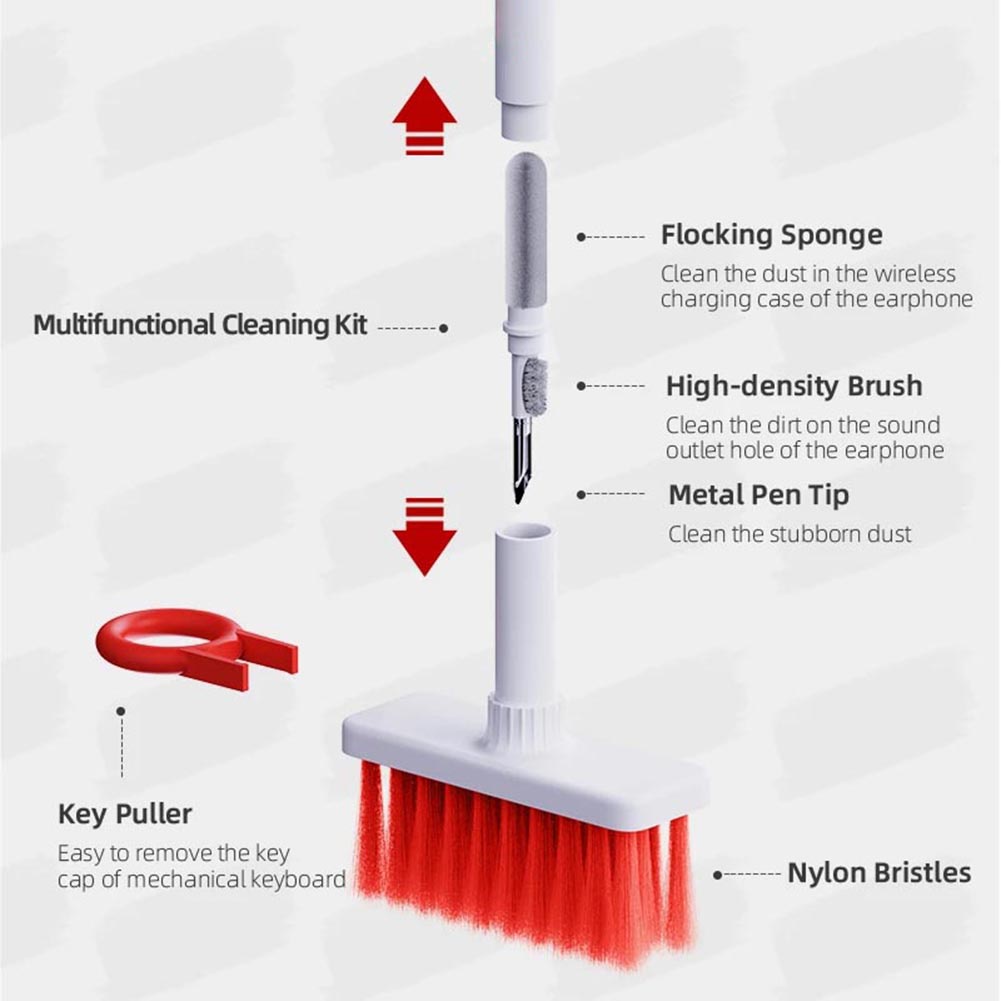 3-in-1 Cleaning Brush Kit Mech - огляд і ціна Laptop Accessories All In One