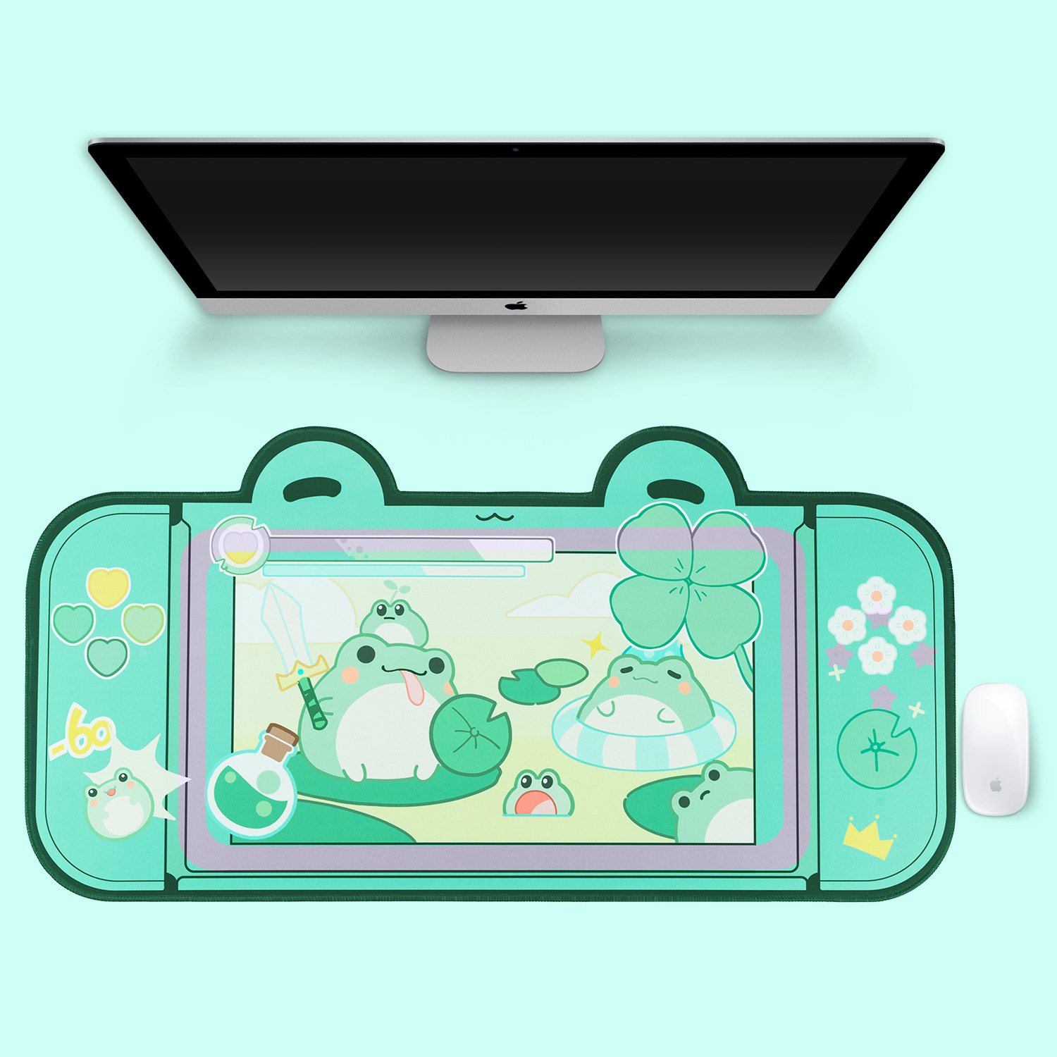 Extra Large Kawaii Gaming Mous - огляд і ціна Laptop Accessories Pink