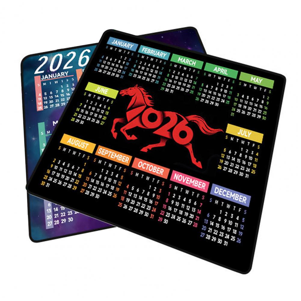 2026 Calendar Mouse Pad Waterp - огляд і ціна Laptop Accessories Mouse