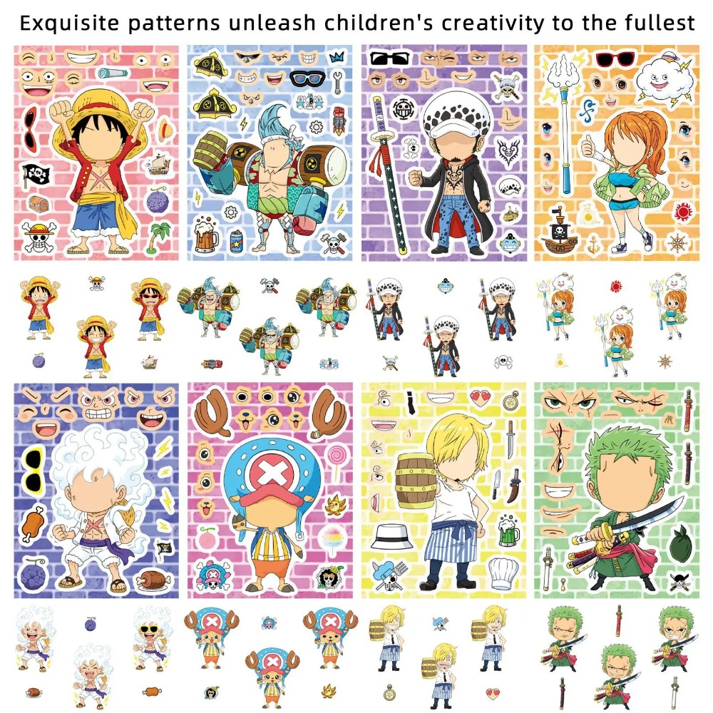 8/16/24Sheets One Piece Luffy  - огляд і ціна Laptop Accessories Kit