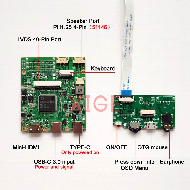 Fit LP173WD1(TL)-TLA1/TLB2/TLC - огляд і ціна Monitor Portable Usb