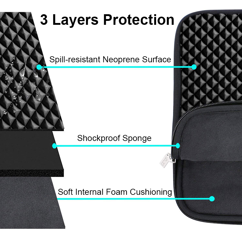 Black Laptop Bag 11 12 14 15 1 - огляд і ціна Laptop Sleeve Neoprene