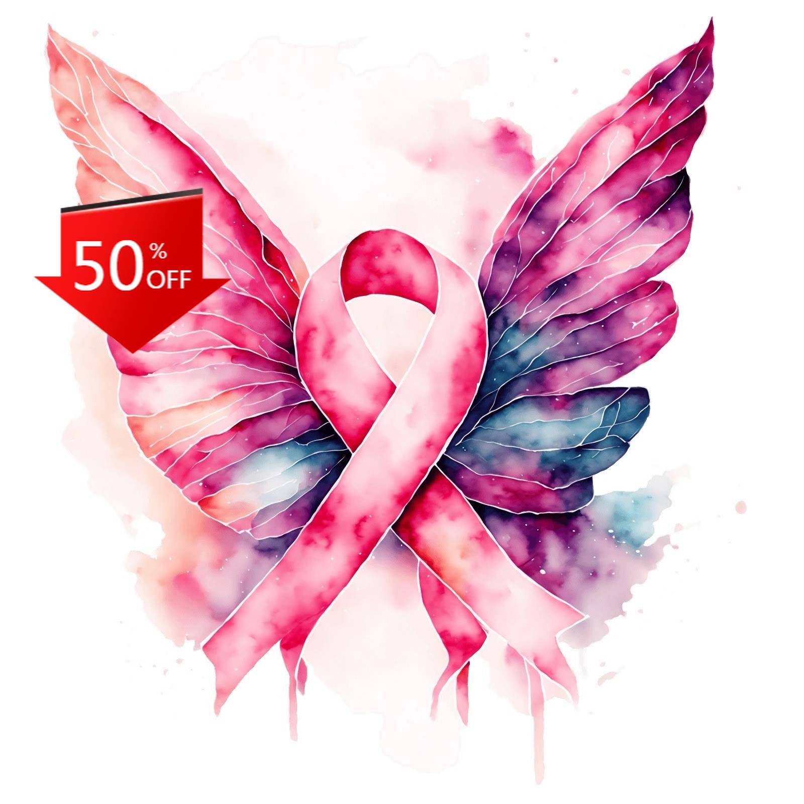 Cancer Breast Pink Ribbon Retr - огляд і ціна Laptop Accessories Pink