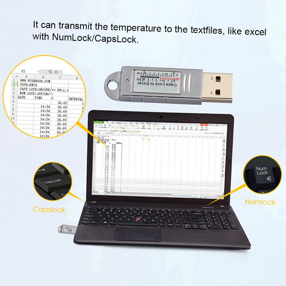 PCsensor USB Thermometer Hygro - огляд і ціна Monitor Portable Usb