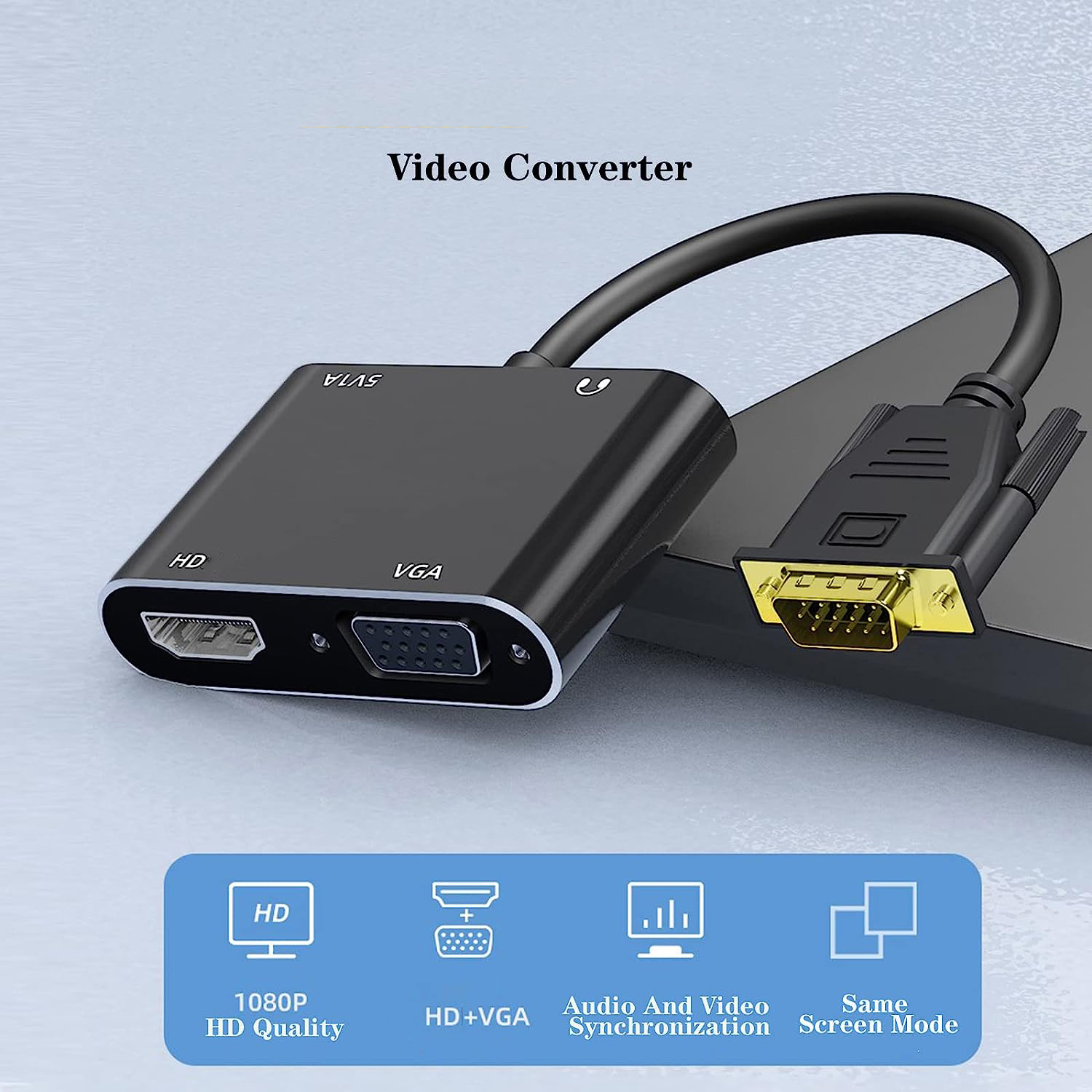 VGA(Host) to VGA/HDMI-compatib - огляд і ціна Monitor Portable Usb