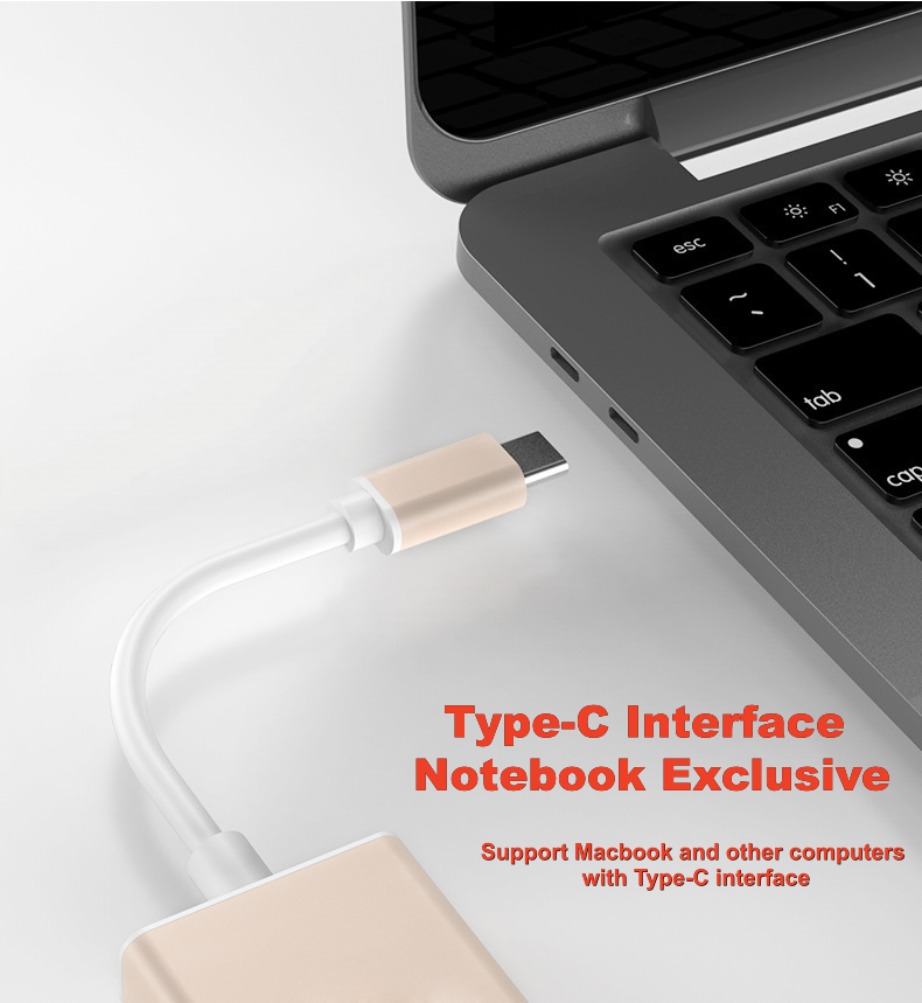 TABLLYUGE USB C to VGA  Adatpe - огляд і ціна Monitor Portable Usb